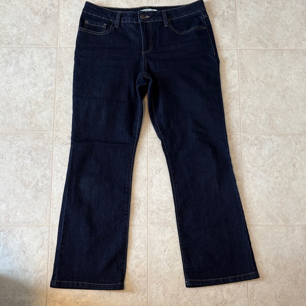 Chloe Dark Blue Women's Boot Cut Jeans size 10 30” inseam